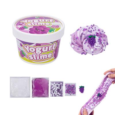 Fruit Grape Slime, Crystal Mud, Fruit Flavored Cream Clay, DIY Dessert Handmade Toy, Creative Cultivation of Hands-on Ability