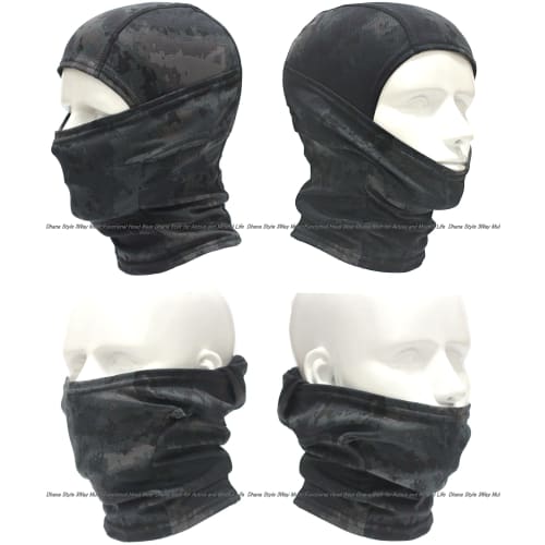 Dhana Style 3-Way Balaclava, Army Camouflage Balaclava, Tactical Face Mask/Military Camouflage Headwear Airsoft, Bicycle, BMX, Motorcycle, Outdoors