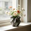 Bohemian Stil 3D Gedruckte Vase Minimalistische Geometrische Dekorationsvase Moderne Bauernhaus Blumenvase für Couchtisch Regal Büro Dekoration