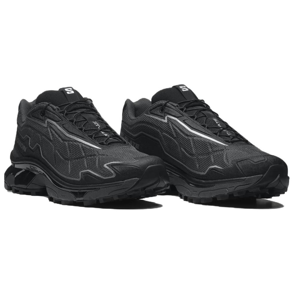SALOMON XT-Slate Comfortable Versatile Shock Absorbing Non-Slip Durable Low-Top Outdoor Functional Shoes Unisex Shoes Black 475756