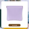 Waterproof PU Leather Makeup Bag with Automatic Snap Closure