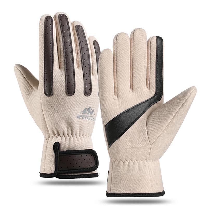 

1Pair Winter Cycling Gloves Shockproof Anti-slip Windproof Warm Touchscreen Outdoor Hiking Skiing Gloves