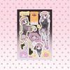 Domi Korean Style Sweet & Cool Girl Character Sticker Book – Creative Journal Stickers
