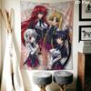 High School DxD Wall Tapestry Aesthetic Wall Hanging Printed Fabric Blanket Decorative Tapestries for Bedroom Living Room Home Decor