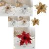 Beautifully Crafted Faux Flower Christmas Decoration In Luxurious Stylish Designs For Holidays