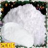 200g Schneeflockenpulver Sommer Weihnachten Künstlicher Schnee Glitzer Funkelt Schneeflockenpulver Weihnachtsdorf Auslage Dekoration Zubehör