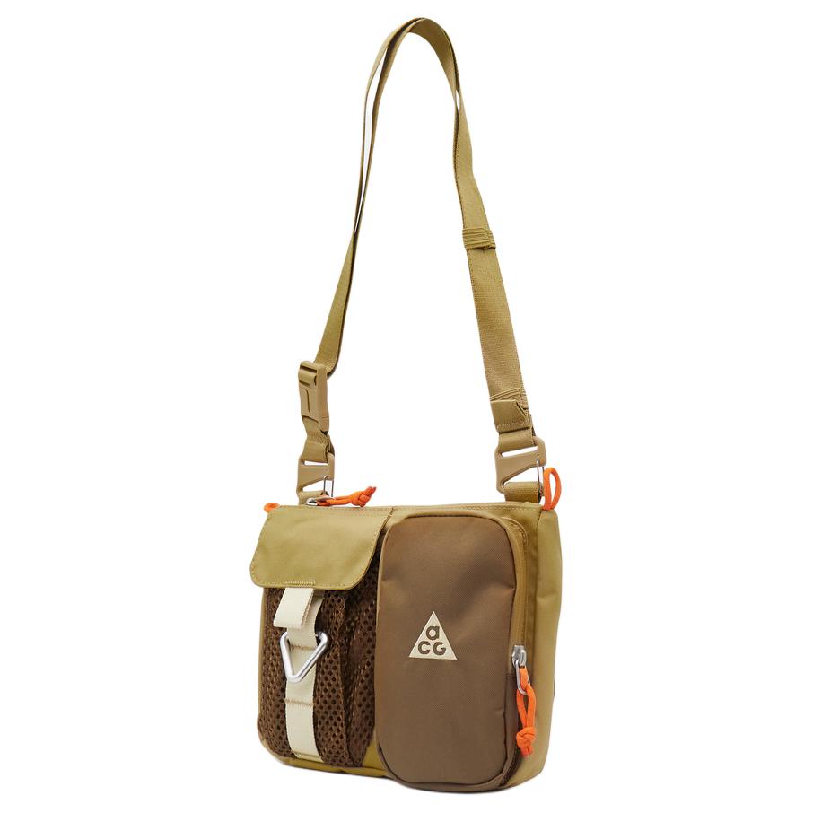 Nike ACG Daymax Multi-Pocket Versatile Fabric Shoulder Crossbody Bag Unisex Bags Khaki HJ8180-297
