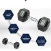 JOROTO Rubber-Coated Hexagonal Dumbbell