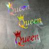 Crown Queen Laser Motorcycle Sticker Funny for Motorbike Fuel Tank Fairing Scooter Helmet Box Car Window Waterproof Vinyl Decal