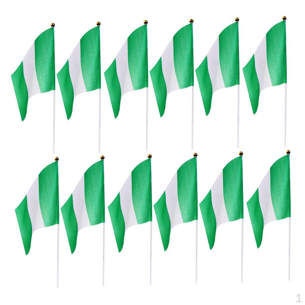 12PCS Flag Flags Banner Hand Waving