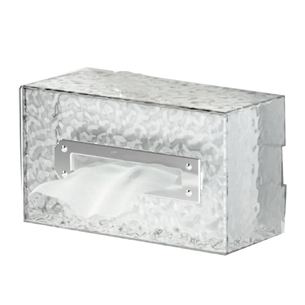 Napkin Paper Holder Box Space Saving Home Decoration Rugged Wall Mounted Tissue Box for Living Room Bedroom Transparent