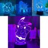 Creative Led Pikachu 3d Night Light Colorful Acrylic Decorative Table Lamp Gift