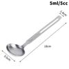 304 Stainless Steel Coffee Scoops Rounded Head 5/15Ml Measuring Spoons For Coffee Beans Salt Liquid Ingredients