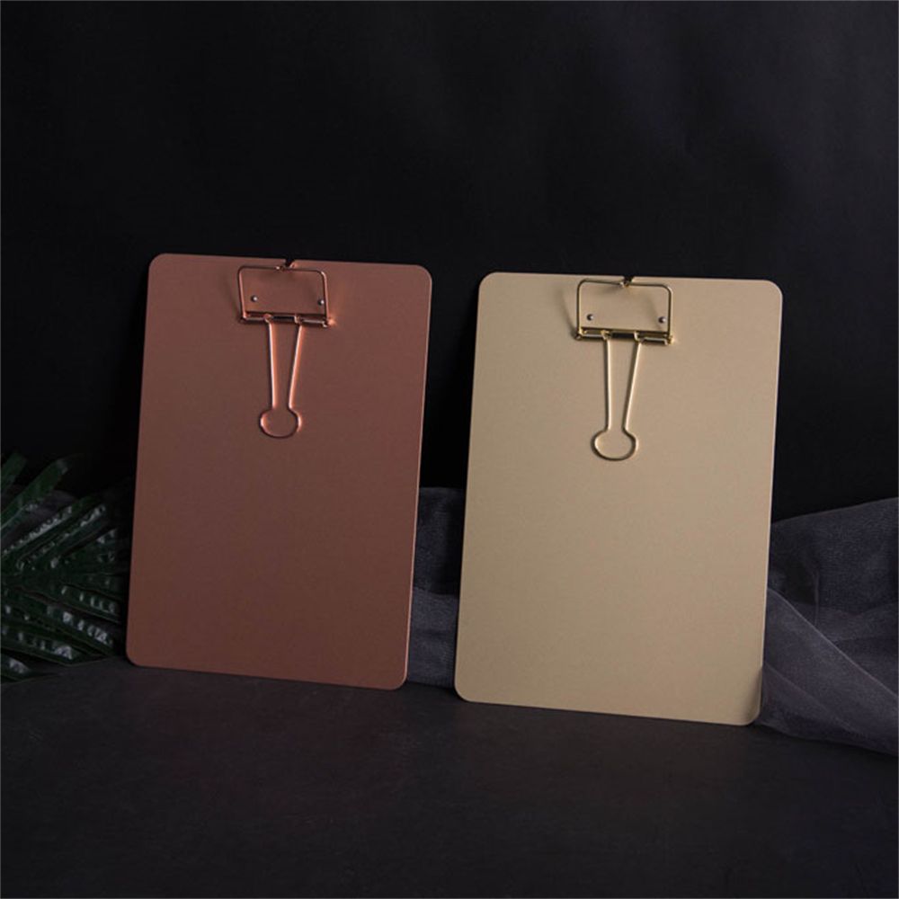 Document Holder Collect Book Clips A5 Metal Clipboard A5 Size Clipboard File Folders Writing Pad
