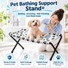 Breathable Dog Grooming Hammock Stand Foldable Pet Bathing Rack Dog Grooming Holder  Home Pet Care