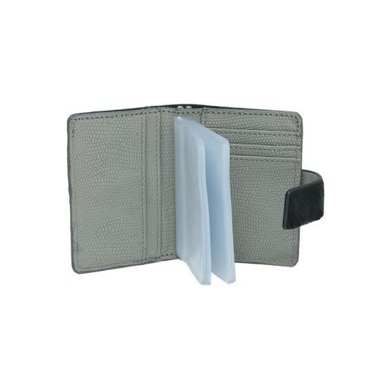 Porte-cartes - LOLLIPOPS - Seal Miss - Gris - Imprimé serpent - Détails animaliers