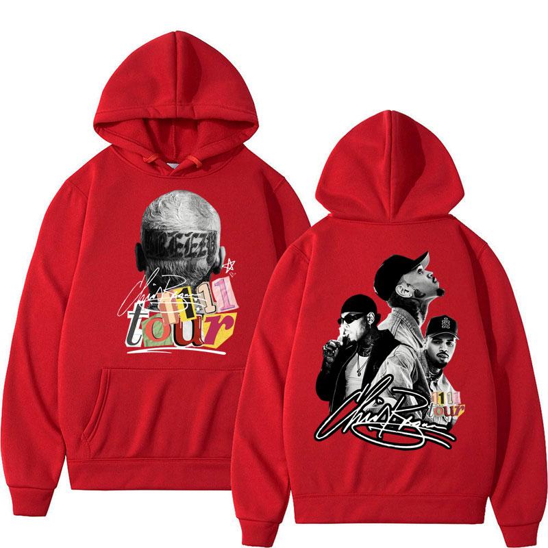 

Rapper Chris Brown Graphic Hoodies Hip Hop Vintage Harajuku Pullovers Oversized Fashion Men Women Sweatshirt Gifts 3XL