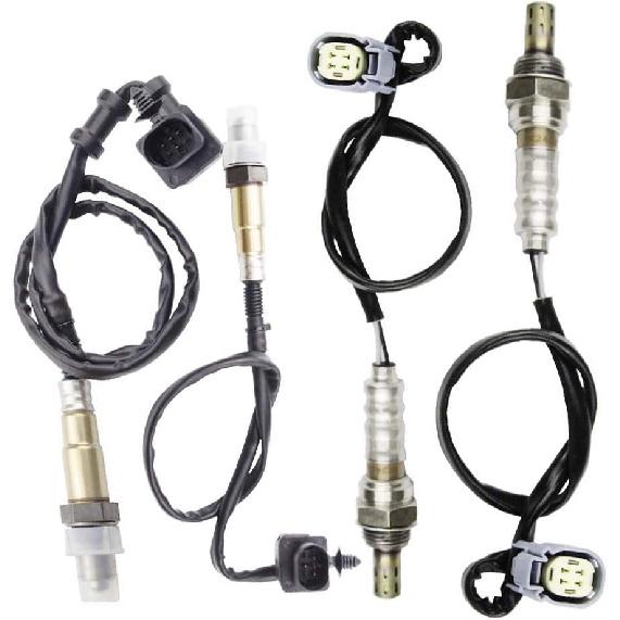 

4PCS Oxygen Sensor 1 & 2 for 2011 2012 2013 2014 Ford F-150 5.0L/6.2L Upstream + Downstream