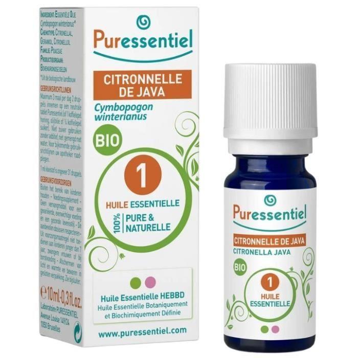Puressentiel Huile Essentielle Citronnelle de Java Bio 10ml