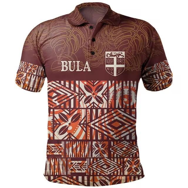 Daily essential! Short-sleeve polo shirt with chest stripes, casual and stylish.