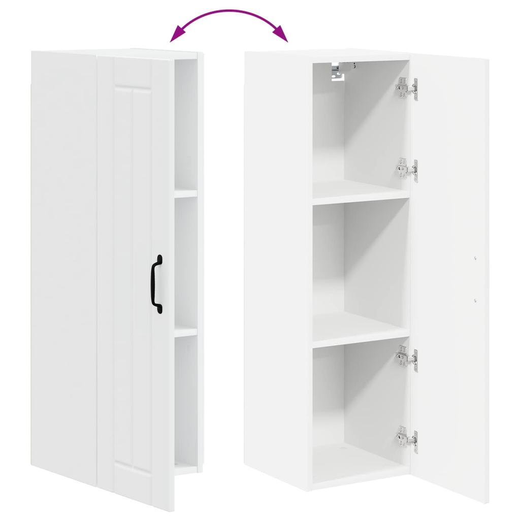 Wall Cabinet LUCCA White 30 x 31 x 100 cm Particleboard