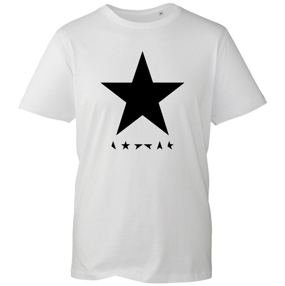 Star Unisex T Shirt Unisexs Unisexs Black Graphic David Bowie Blackstar Cotton Tee S