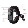 Outdoor Survival Tools Paracord Whistle Compass