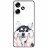 For Infinix Hot 30i NFC Case X669D Silicone Wolf Lion TPU Soft Fundas For Infinix Hot 30i X669C Hot30i 2023 Protector Black Capa