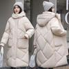Thickened Down Cotton Jacket  Long Coats Winter New Style Women's Cotton Jacket Korean Version Loose Cotton Jacket