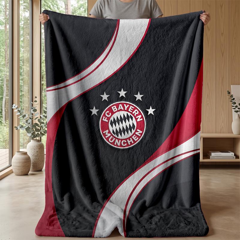 Bayern Munich Soft Flannel Fleece Blanket Lightweight Cozy Warm Throw Blanket For Sofa Bed Home Decor