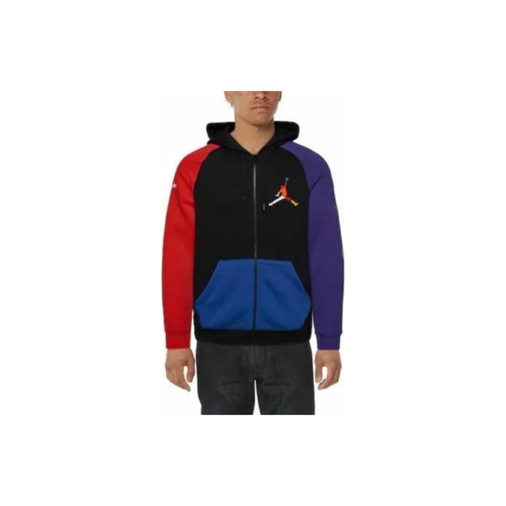 Jordan Fleece Zip-up Hooded Jacket Men Jacket Black CJ6155-011