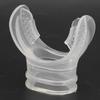 4pcs Transparent Silicone Bite Mouthpiece NonToxic Odourless for Professional Diving