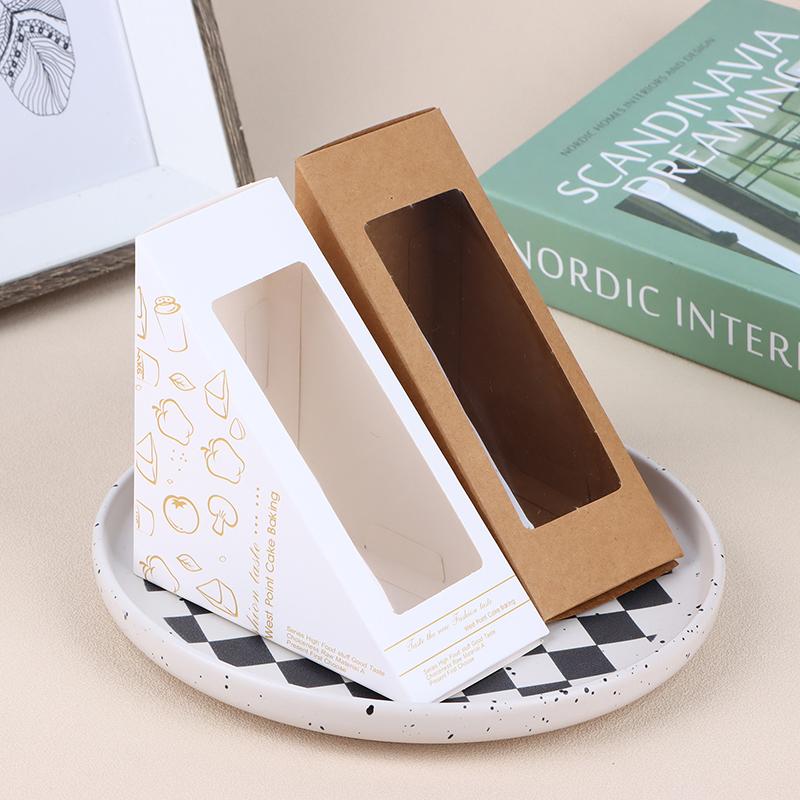 20 Stück Sandwich-Verpackungsbox Toast Backen Gebäck Verpackung Sandwich-Geschenkpapier-Boxen Papier Gebäck Brotbehälter