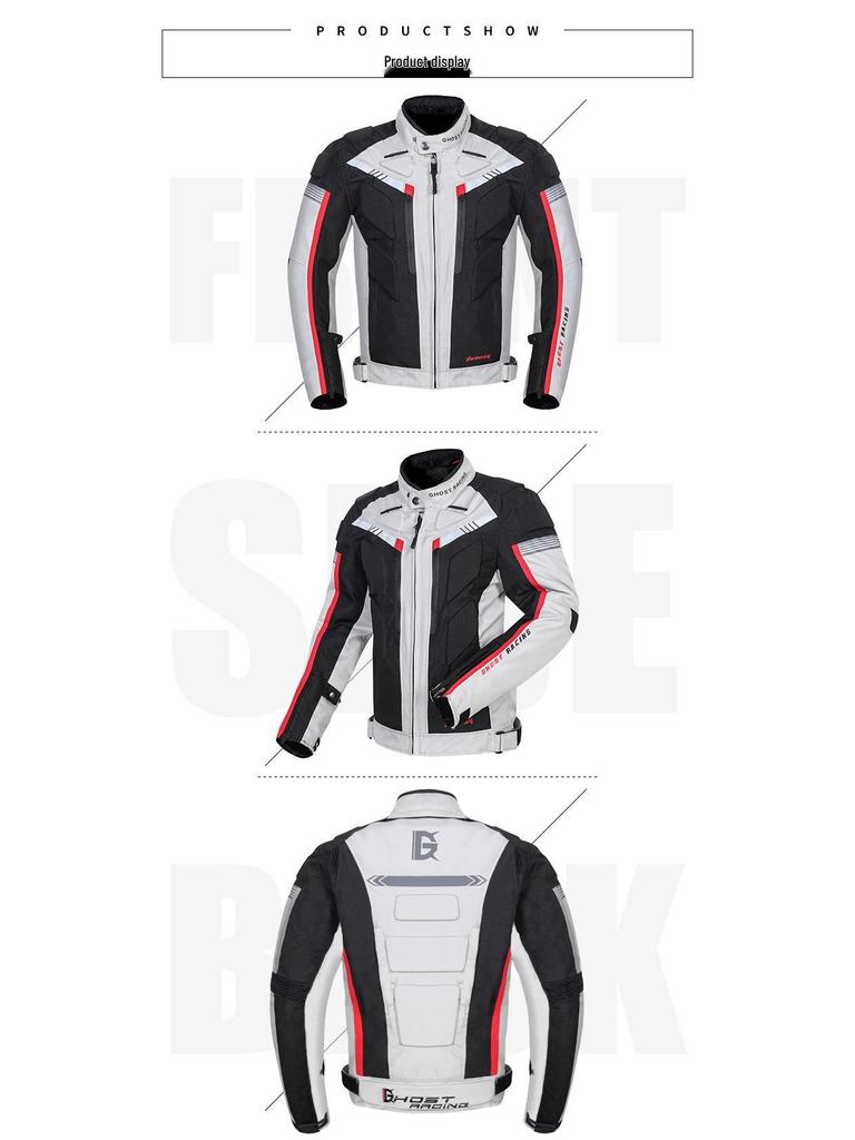 All-Season Windproof Waterproof Motorcycle Riding Suit, Anti-Fall Racing Gear for Warmth and Leisure