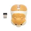 Sunstar Stationery Butt Mouse [Golden] Wireless, Lightweight, Energy-Saving, Cute Hamster Design, S8102708