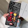 Marvel Deadpool Wolverine Love Case for Samsung Galaxy S26 S21 S20 S23 FE S25 Ultra Note 20 10+ S22 S24 Plus Funda Phone Cover