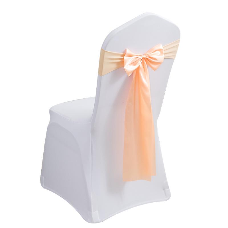 Elegante Coprisedia Decorazione con Nastro per Matrimonio