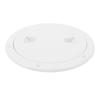 Boat Hatch Deck Plate 6.5 Inch Nylon Anti Slip Round Boat Detachable Inspection Deck Hatch Cover for Marine Yacht White