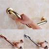 Tuqiu Gold Bathroom Tub Shower Safety Bar Rose Gold Brass Grab Bar Chrome Grip Hand Grip Bathroom Handrail Grab Bar