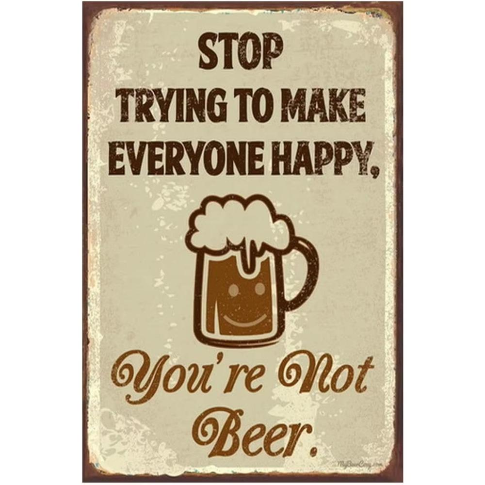 Retro Funny Bar Metal Sign Vintage Plaque Perfect for Pub Club Man Cave Kitchen and Wall Decor