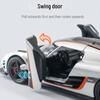 Xinao 1:32 Koenigsegg Sportwagenmodell – Schwingtür, Ton und Licht, Rückzieh-Legierungsspielzeug