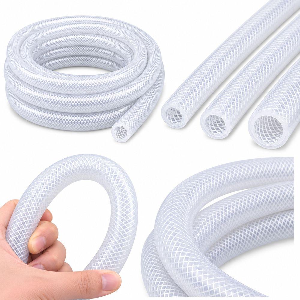 Woven Fiber Food Grade Tube Thickened Flexible Tube New Silicone Braided Hose Laboratory Equipment