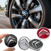 Citroën Logo Wheel Center Cap ABS+Metal Alloy Hub Cover for C3 C4 C5 C1 Berling Xsara Picasso Replacement Wheel Rim Emblem Set