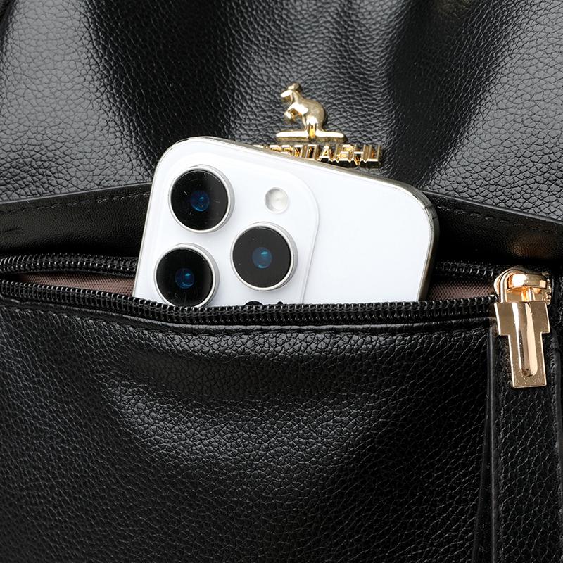 PU Backpack Women Large Capacity Travel Backpack