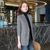 Bird Plaid Blazer Jackets Suit Autumn Fashion Jacket for Women Korean Slim Fit Blazers Suits