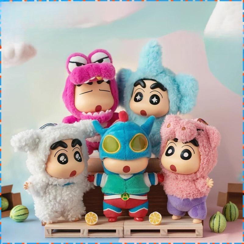 TOP SPIELZEUG Crayon Shinchan Anziehparty Serie Mystery Box Vinyl Wolle Anime Figur Benutzerdefiniertes Sammlerstück Spielzeug Ornament Geburtstagsgeschenk