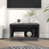 Day and Night - Day and Night Solid Gray Pine Wood TV Cabinet 60x35x35 Cm