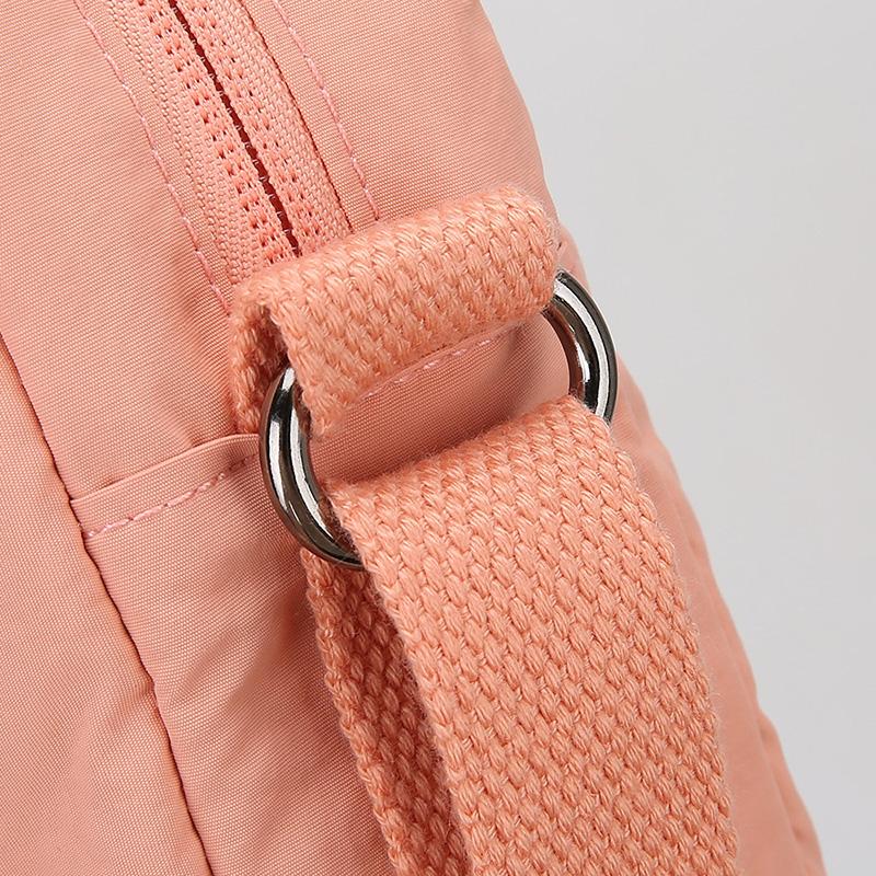 Multifunctional Mini Nylon Mobile Phone Bag Casual Zipper Crossbody Water Bottle Bag Ultra-light Korean Style