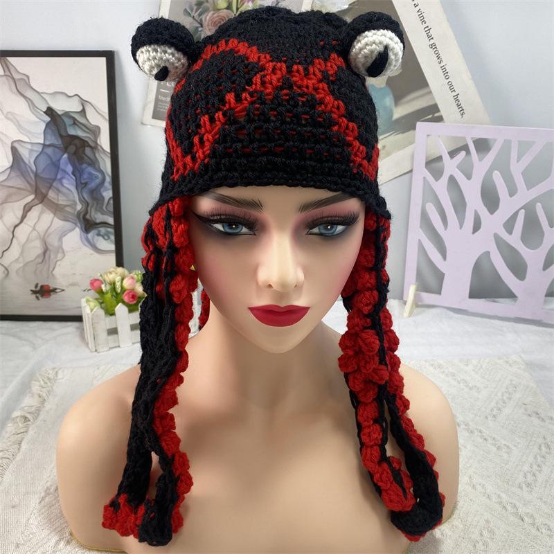 Cross-Border Adult Party Prank Crochet Octopus Hat