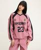 Kkomsoneos Nylon Offener Kragen Jersey Set-Up (Rosa) Csos-017 [Unisex]